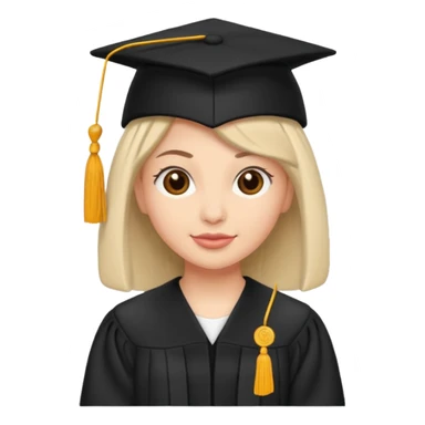 knitting hat that wear on graduation year from university without person, only hat sticker