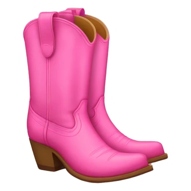 Cowgirl pink boots  sticker