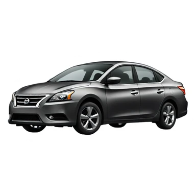 black nissan sentra  sticker