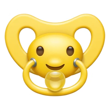 Chupeta amarela sticker