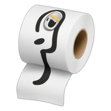 juventus logo toilet paper sticker