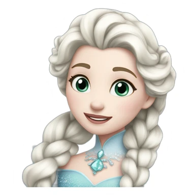 La reine des neiges hilare sticker