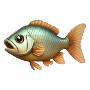 brown-sucker-fish sticker