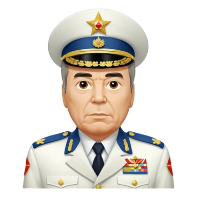 Leonid Brezhnev ussr in his uniform  sticker