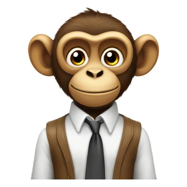 Monkey at call center quote saying "Happy Hump Day" sticker