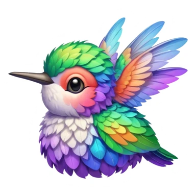 Part hummingbird part lamb sticker