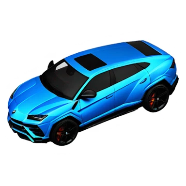 Lamborghini Urus Blue color sticker