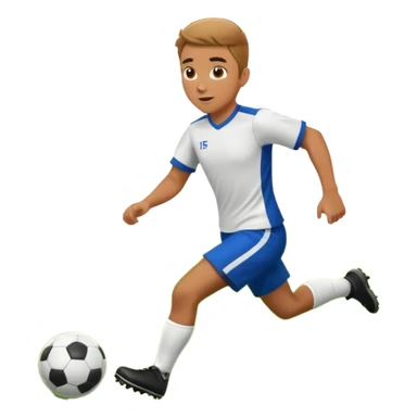 Joueur de foot sticker