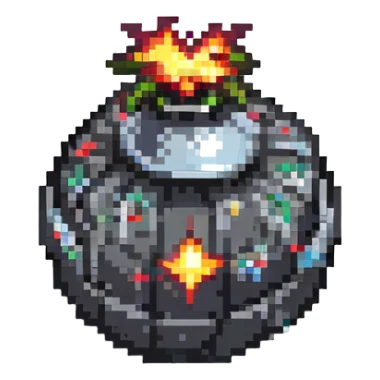 detailed high-res bomb power up item sticker