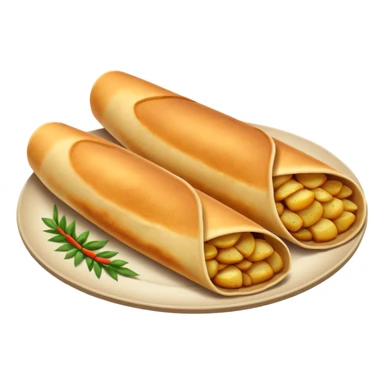 masala dosa in south indian style sticker
