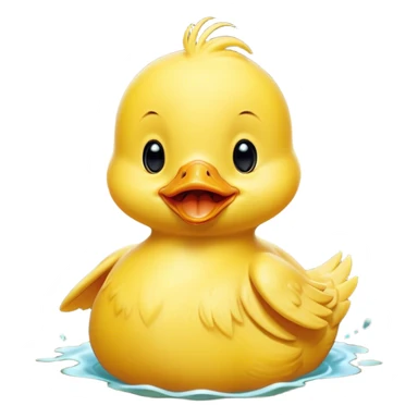 Cinematic Cute Yawning Yellow Baby Duck Portrait Emoji, Head tilted slightly with a dramatic, wide-open yawn, showcasing a soft, downy yellow coat with little drooping wings, round eyes barely open in drowsy contentment, Simplified yet irresistibly adorable features, highly detailed, glowing with a soft, cozy glow, high shine, relaxed yet expressive, stylized with a touch of whimsical charm, bright and endearing, soft glowing outline, capturing the essence of a sleepy yet affectionate duckling, so drowsy it feels like it could stretch out of the screen and curl up for a nap! sticker