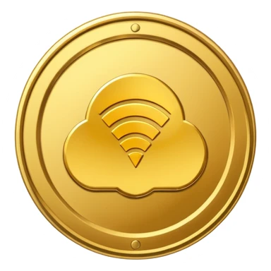 wifi money coin  sticker