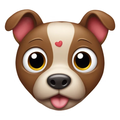 Drooling with heart eyes and hearts around the head sticker