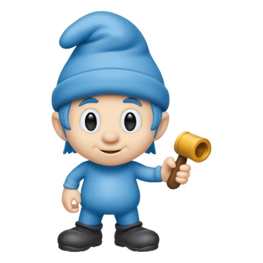 smart smurf sticker