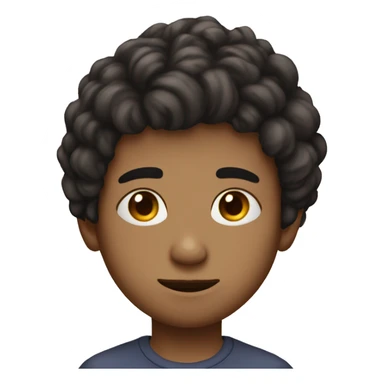 A Boy With a birthmark that skinny that goes through his forehead to his nose and his hair is semi long  sticker