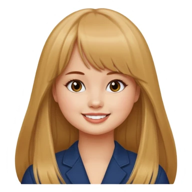 Debby Ryan (long hair with straight bangs) sticker