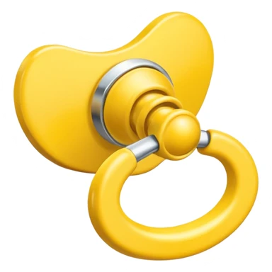 Chupeta amarela sticker