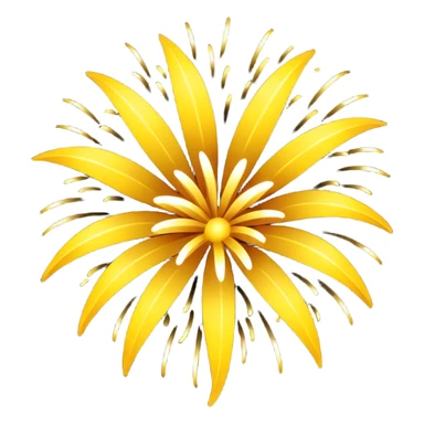 fireworks yellow sticker