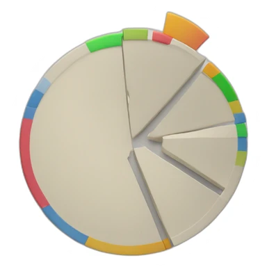 90% pie chart gone sticker