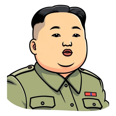 kim jong un sticker