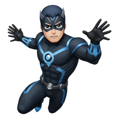 marvel character black bolt sticker