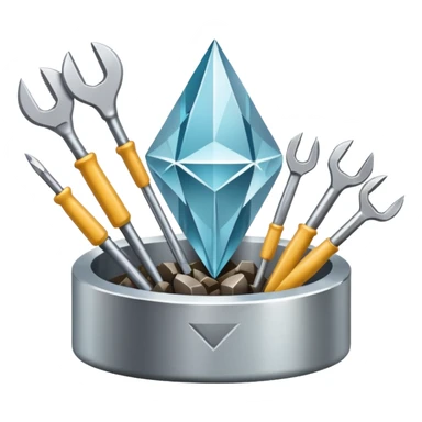 diamond cutting plant sticker