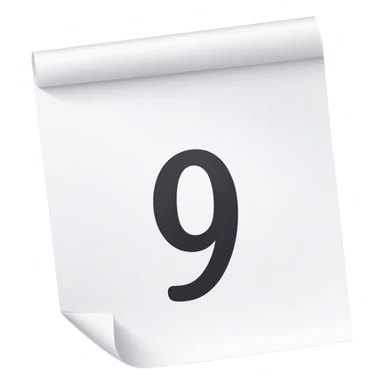 FOLHA COM NOTA 9/10 sticker