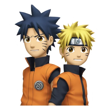 Naruto uzumaki with sharinghan  sticker