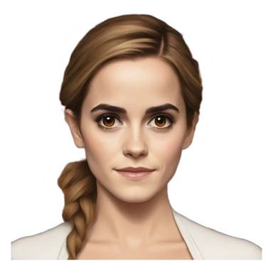 Emma Watson déguisée en catrina sticker