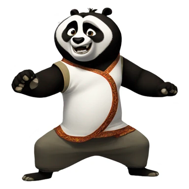 Kung fu panda sticker