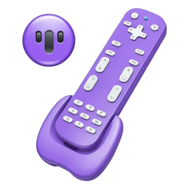 lavender purple wii remote sticker