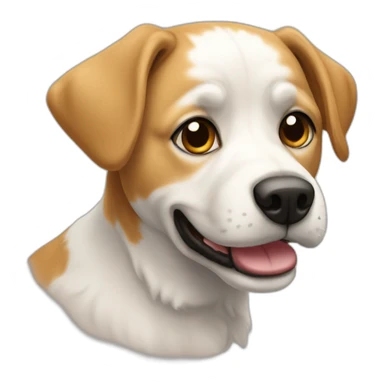 Chien avec pouce en l’air  sticker