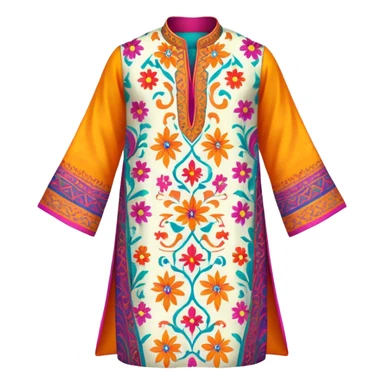 colorful kurta sticker