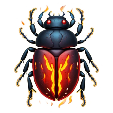 Un scarabée de lave sticker