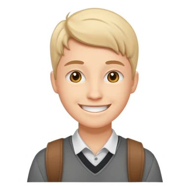 

:a happy confident student after IELTS, study abroad, UK, smile face

Style: emoji, clean, simple, white background. sticker