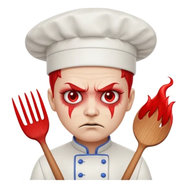 SATAN CHEF ATTITUDE  sticker