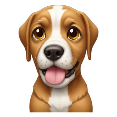 Cachorro caramelo dedos cruzados sticker