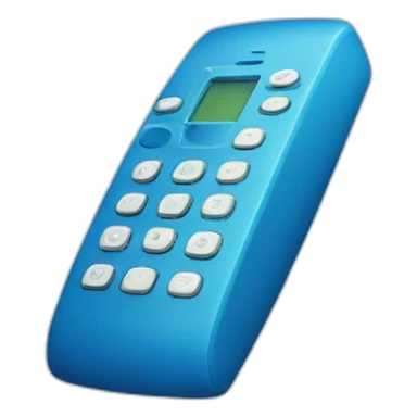 blue phone without dialer sticker