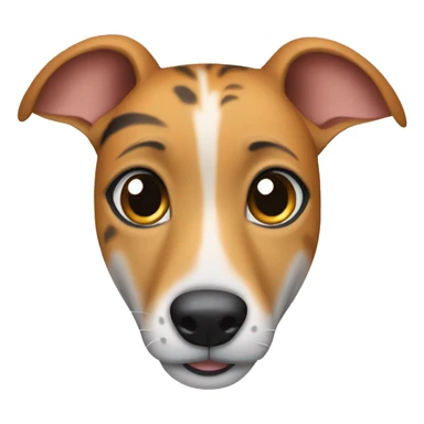 fawn tiger greyhound  sticker