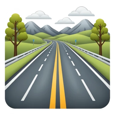 CARRETERA sin cuadro pero con paisajes de lado 

 sticker