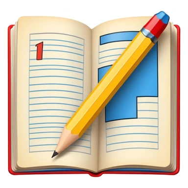 Create a vibrant emoji representing comic books and graphic novels as an art form. The design should feature a large, open comic book with vintage comic panels on the pages. Include a pencil (without a hand) gently writing text or sketching on the pages. The comic panels should have bold lines and retro-style artwork with classic comic book visuals. Use bright, energetic colors like red, yellow, and blue to evoke excitement and creativity. The overall design should feel dynamic, vintage, and artistic. Make the background transparent. sticker