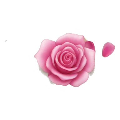 Rose petals on the wooden floor sticker