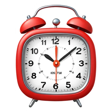 digital alarm clock set to 11 AM sticker
