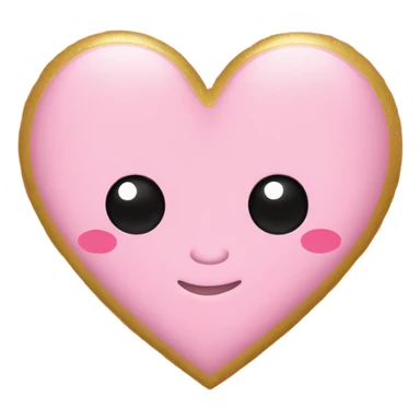 Cute pink hearts with a hint of glitter gold sticker