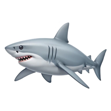 tiburón con zapatos sticker