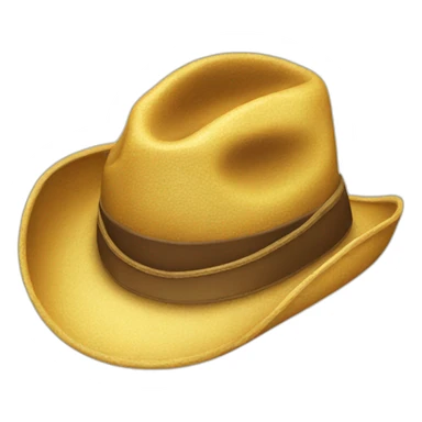 canary cowboy hat sticker