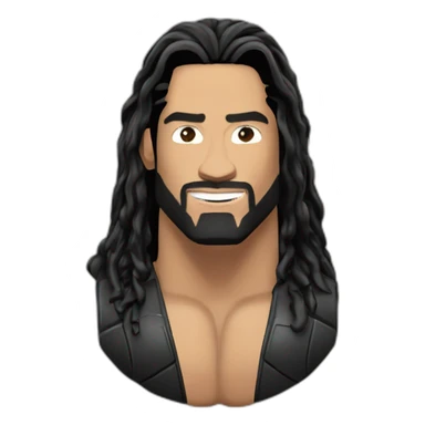 Roman Reigns With Wwe Heavyweight Titile sticker