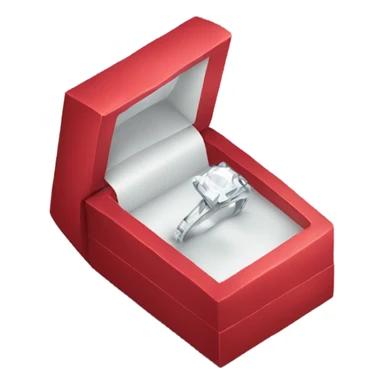 Diamond ring in box red sticker