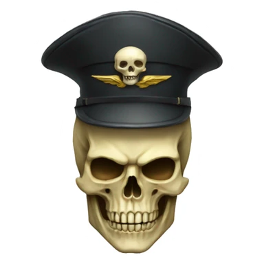 death captain insignia sticker