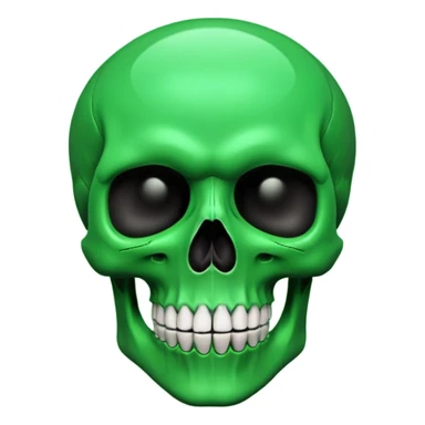 skull emoji use in whatsapp or instagram with green screen  sticker